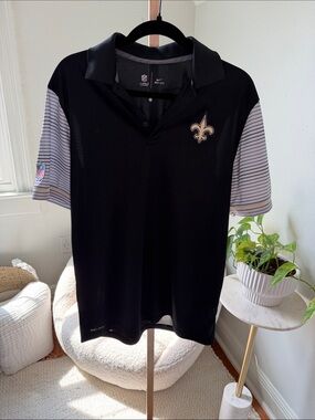 Nike Black Dri-FIT NFL Onfield Apparel Polo
